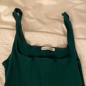 reformation jeans green bodycon dress s
